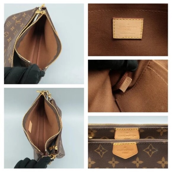 Auth Louis Vuitton Multi Pochette Accessories W/P Monogram Satchel 1648-061524 - Picture 11 of 12